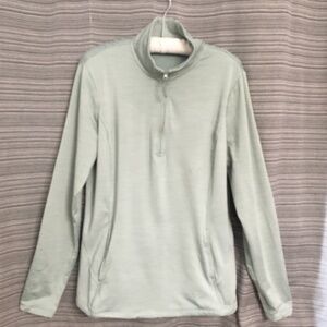 Eddie Bauer Anorak ½ Zip Thermal Fleece in Sea Foam Green Size XL